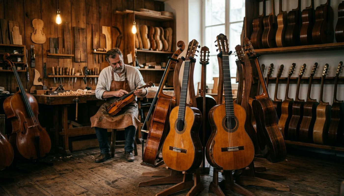 Quand la passion de luthier façonne la boutique : portraits d'instruments uniques